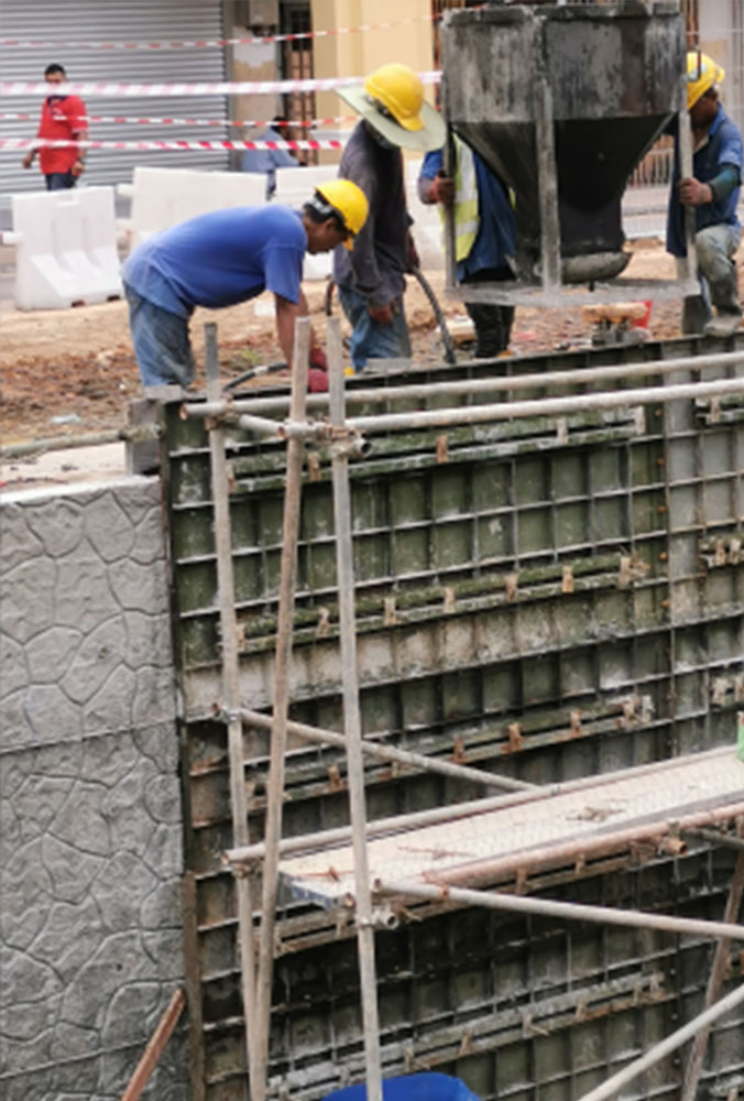 Steel Formwork Supplier Johor Bahru | Formliner Johor Bahru | Texture Wall Supplier Johor Bahru